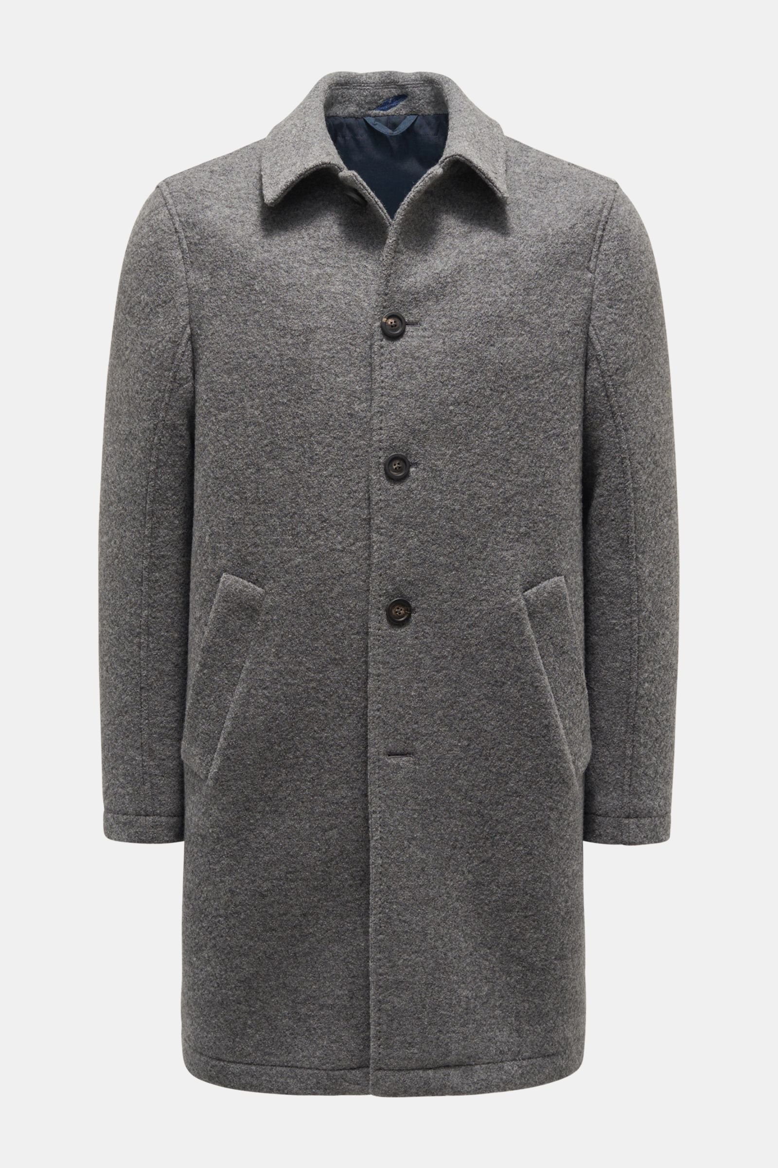 Wollmantel 'Authentic Wool Classic Coat' grau
