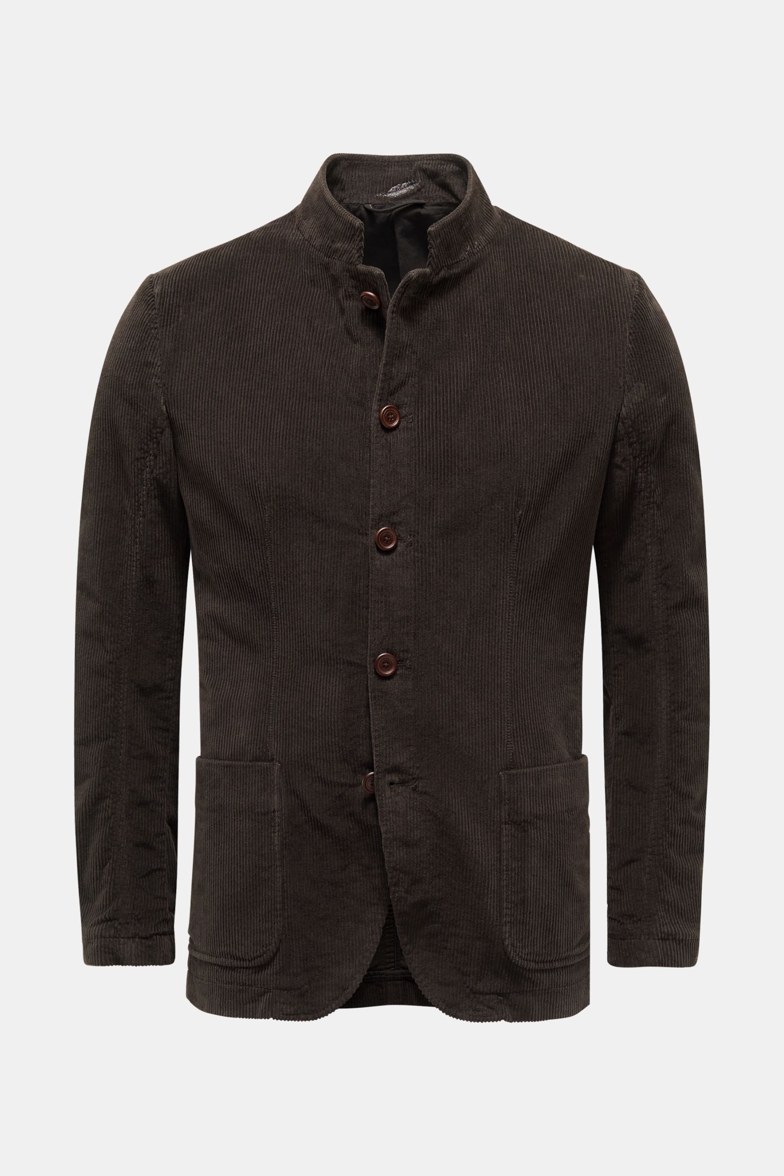 Corduroy jacket dark brown