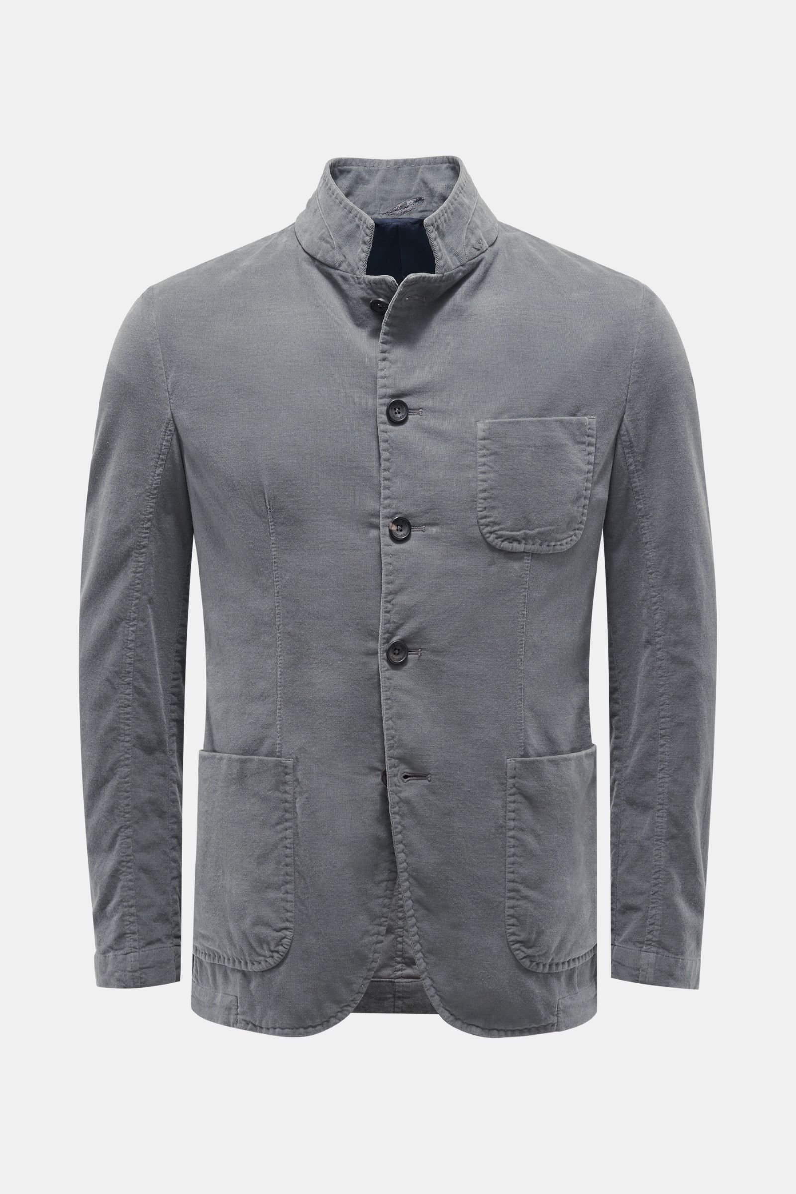 Corduroy smart-casual jacket dark grey
