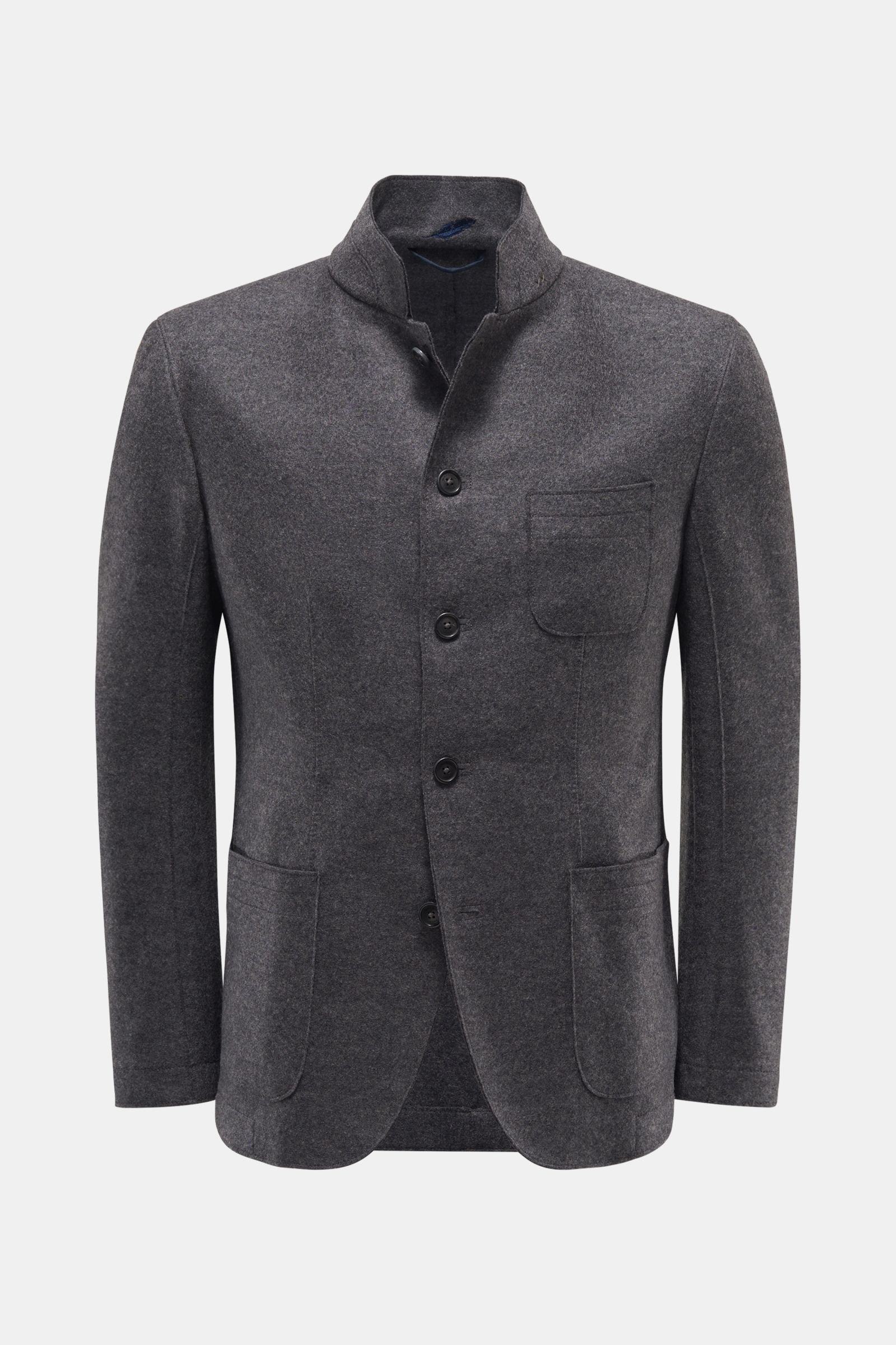 Smart-casual jacket 'Travel Blazer' dark grey