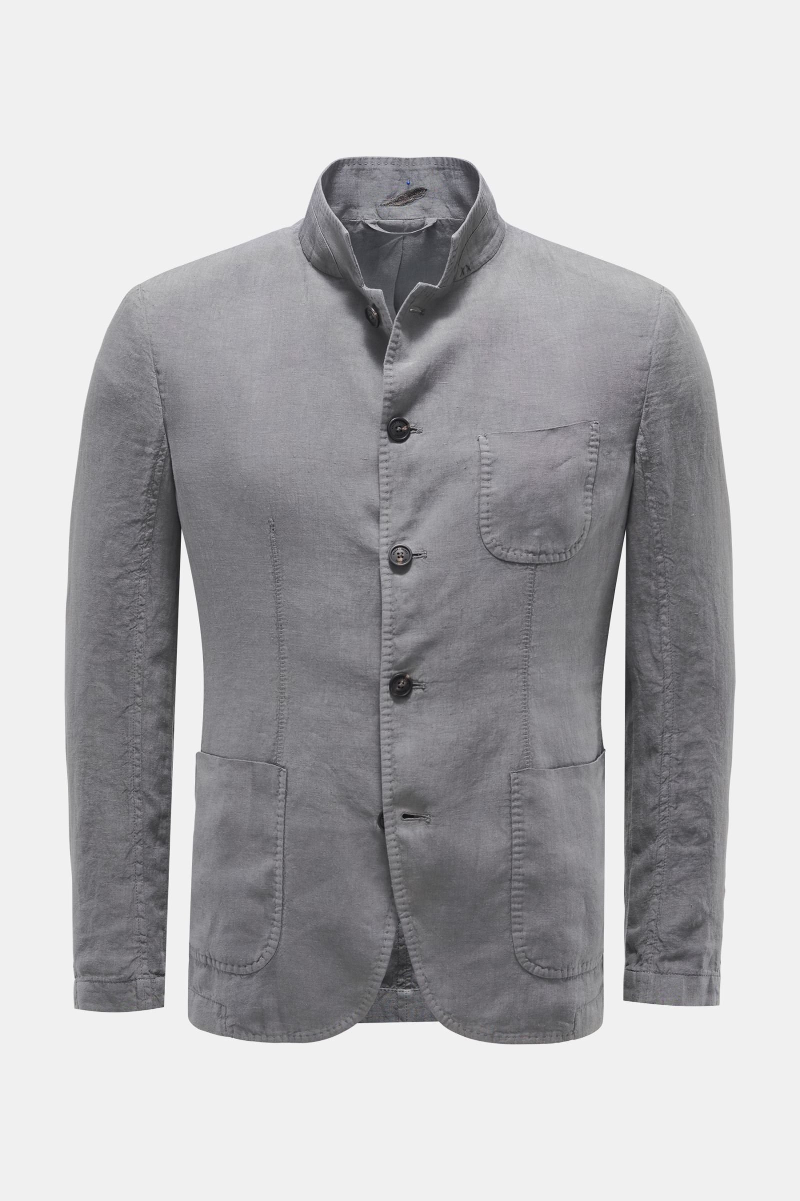 Linen jacket 'Linen WW Blazer' grey