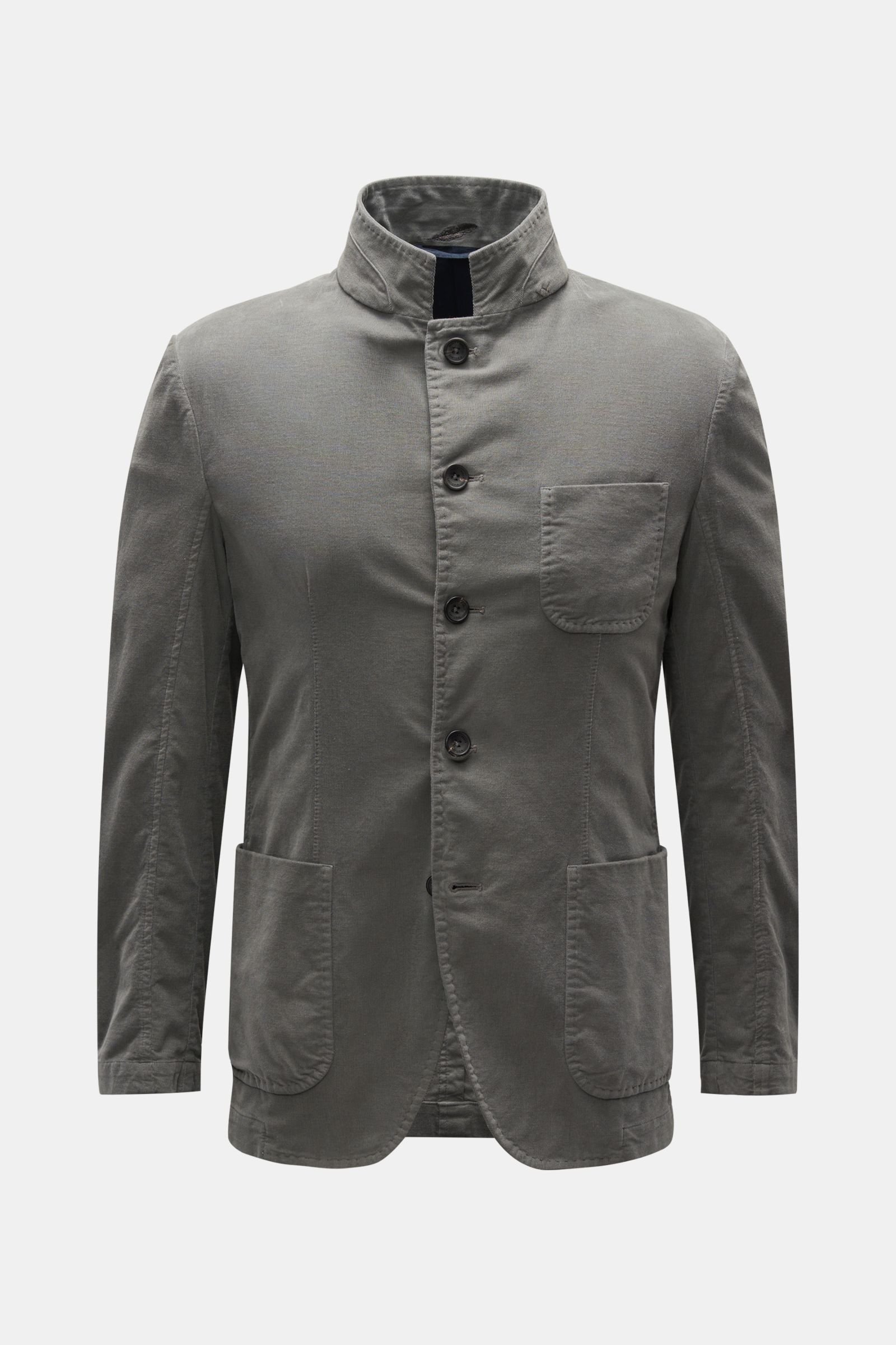 Corduroy smart casual jacket 'Summer Corduroy WW Blazer' grey