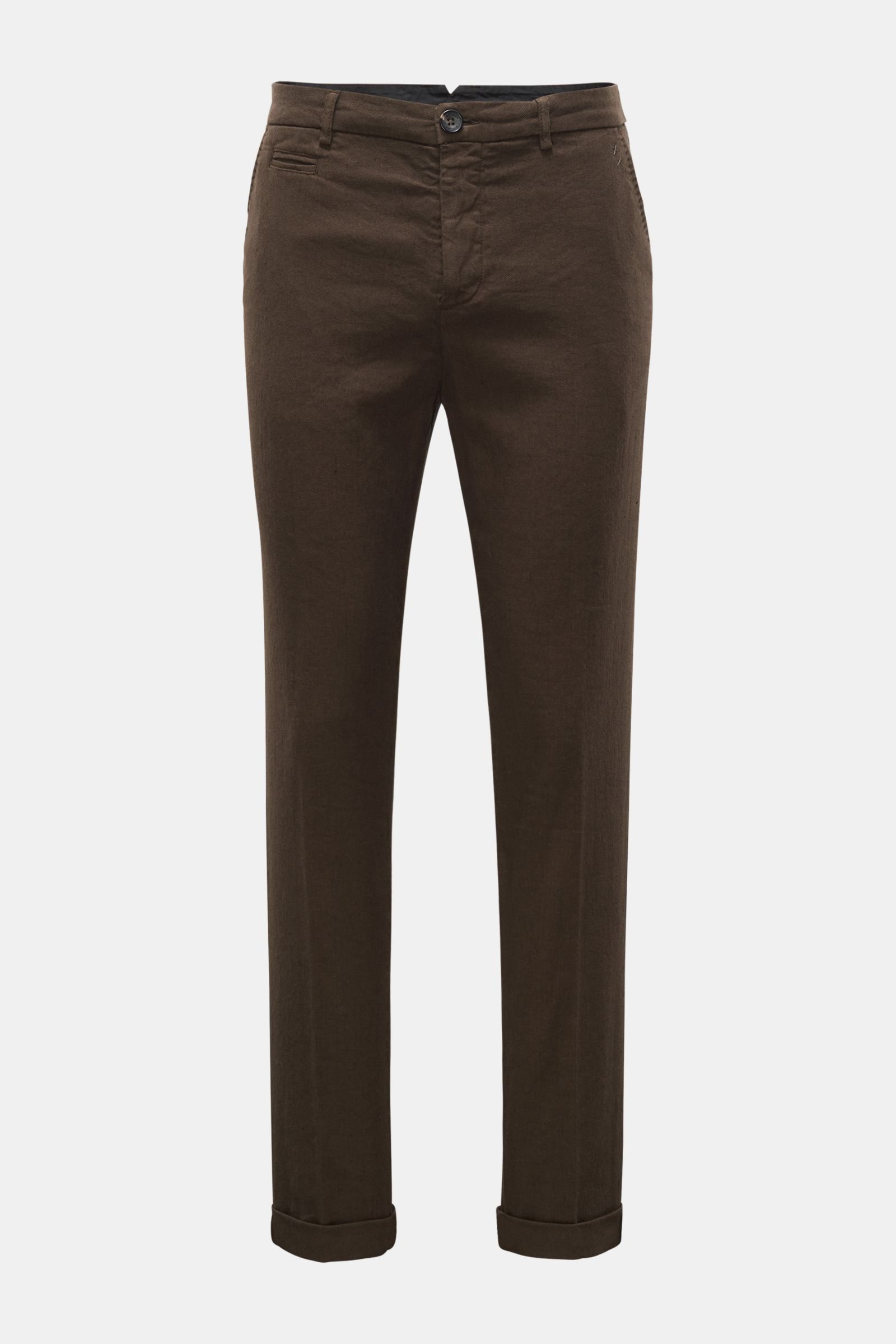 Chinos 'Military Drill Tailored Chinos' brown