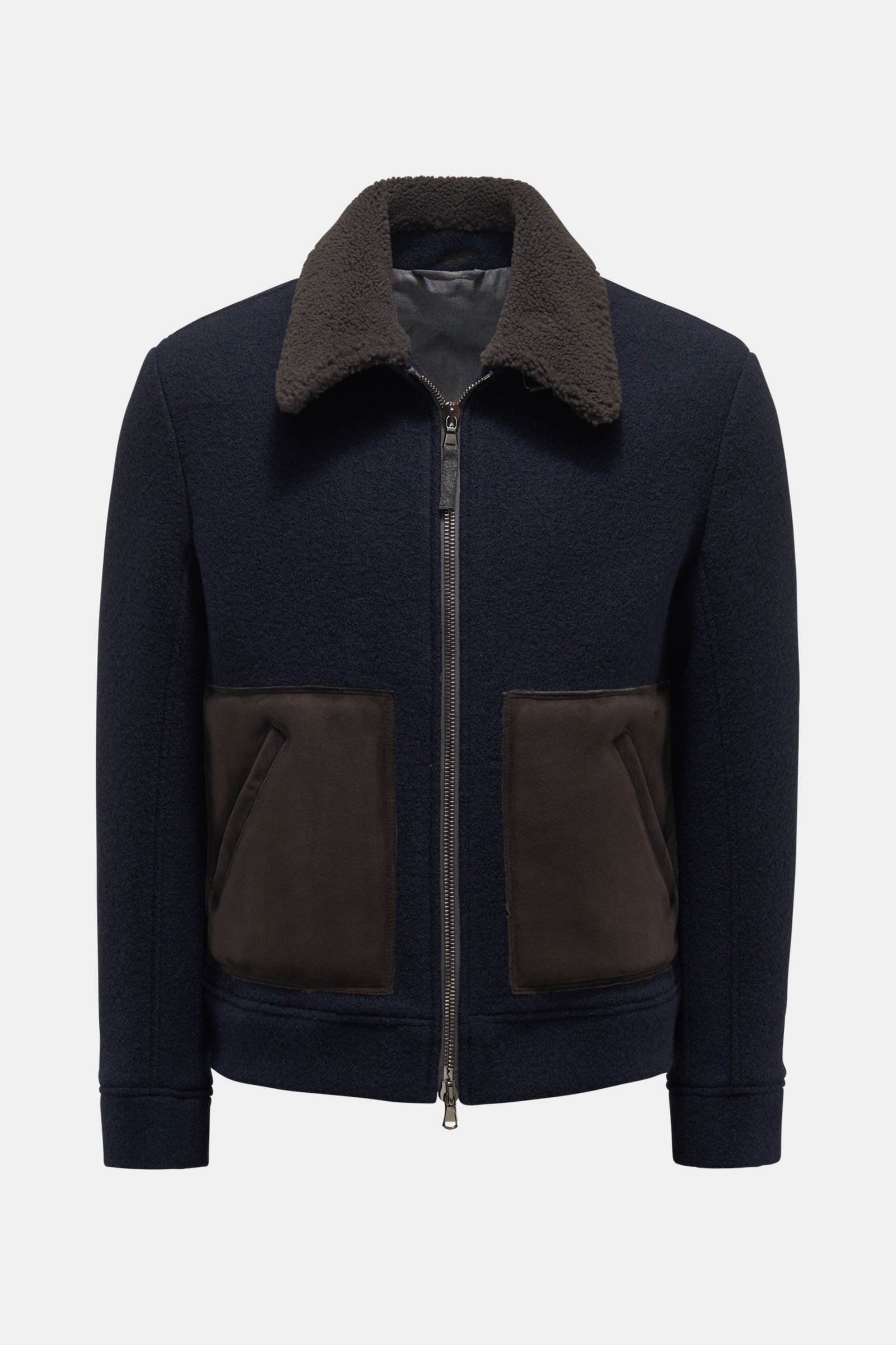 Woll-Blouson 'Authentic Wool Bomber' navy