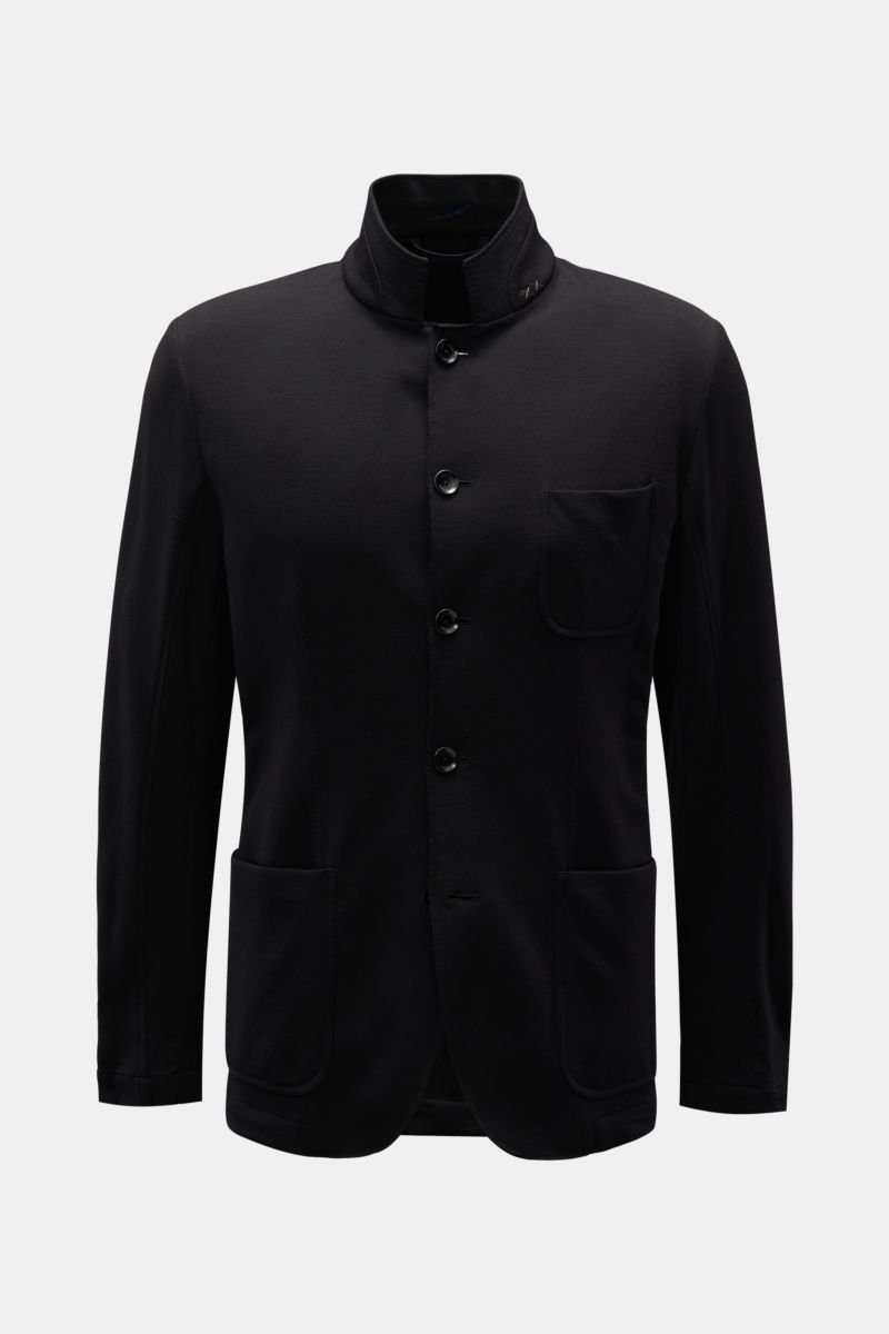Jersey smart-casual jacket 'Travel Luxe WW Blazer' black