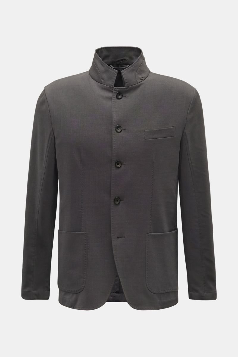 Smart-casual jacket 'Fresco WW Blazer' dark grey