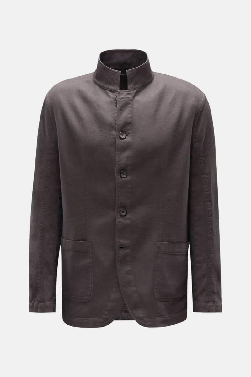 Smart-casual jacket 'Military Drill Heritage' dark grey