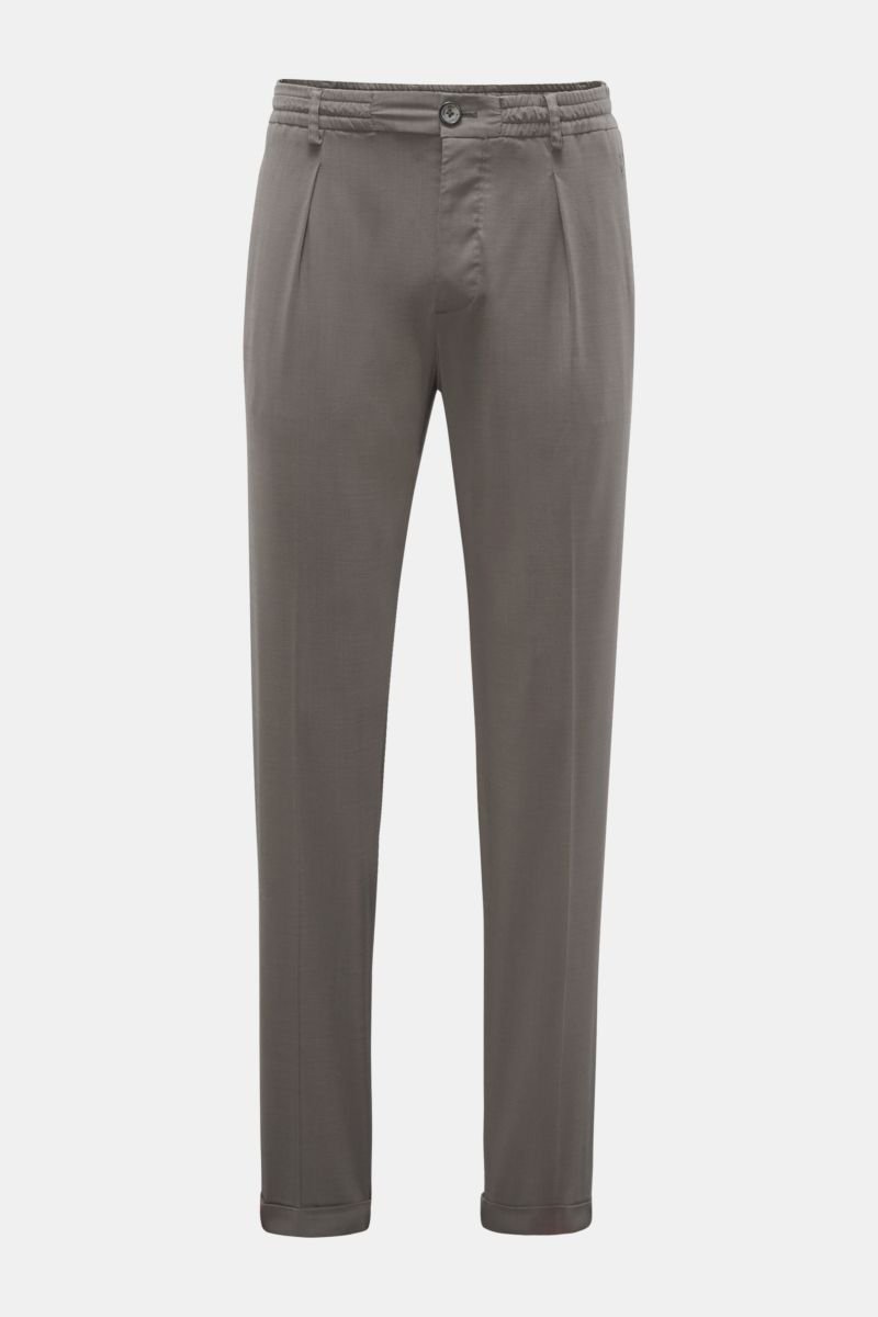 Wool jogger pants 'Fresco Comfort Slacks' grey